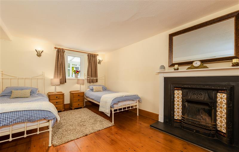 This is a bedroom at Plas Newydd, Aberdaron