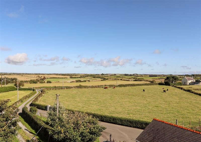 Rural landscape at Plas Newydd, Llanfaelog near Rhosneigr