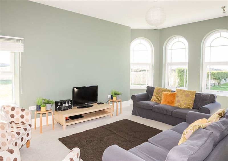 This is the living room at Plas Newydd, Llanfaelog near Rhosneigr