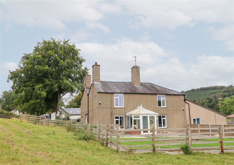 The setting of Plas Yn Bonwm at Plas Yn Bonwm, Corwen