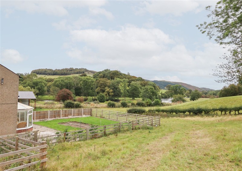 This is the garden at Plas Yn Bonwm, Corwen