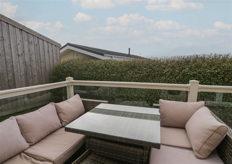 Enjoy a cup of tea on the patio