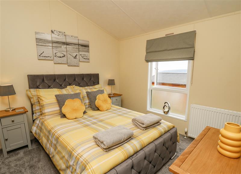 One of the bedrooms at Platinum Lodge, Borth