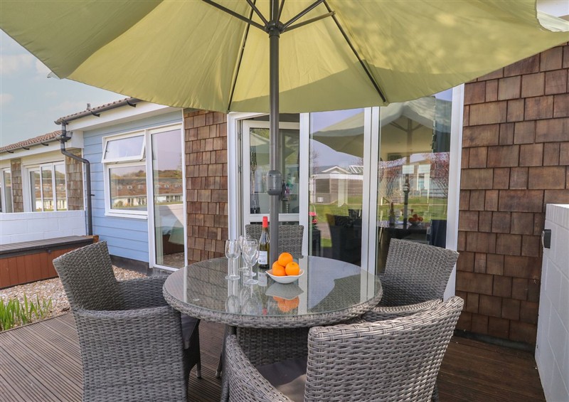 Enjoy a glass of wine on the patio