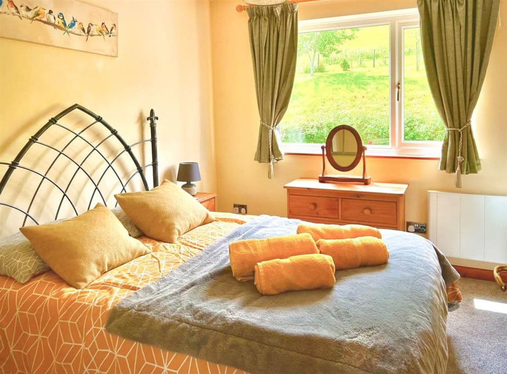 Double bedroom at Plough Cottage in Machynlleth, Powys