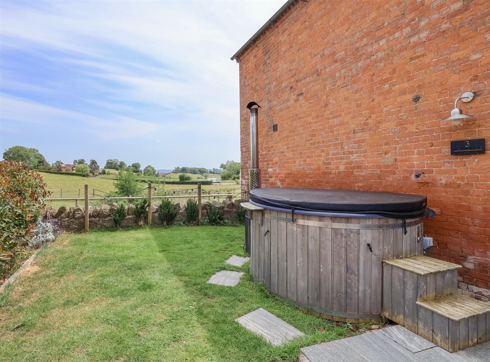 Hot tub at Plough Share in Gloucester, Gloucestershire