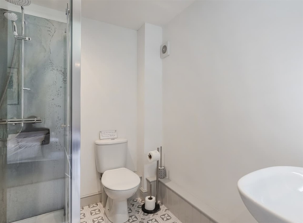 Shower room at Plough Share in Gloucester, Gloucestershire