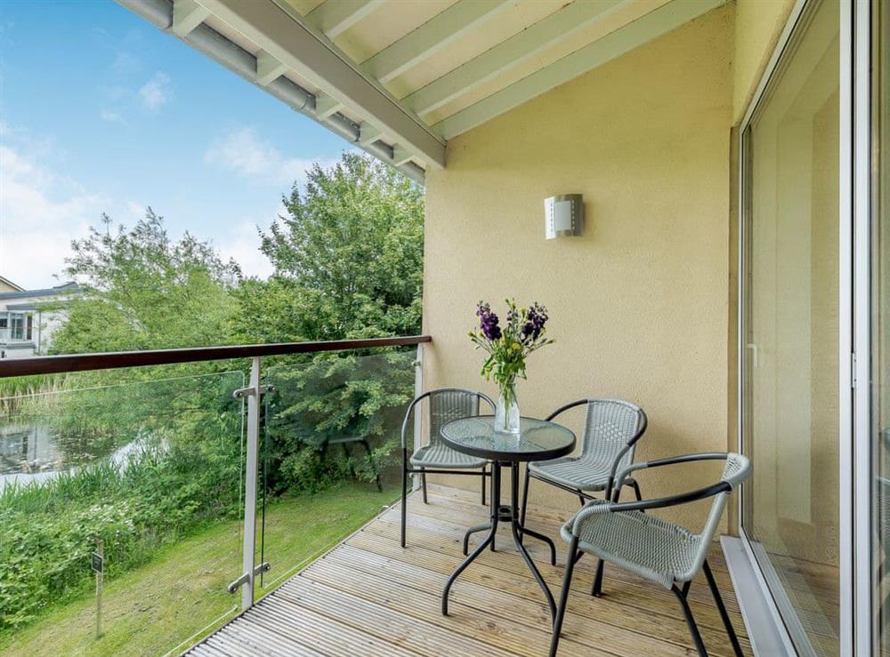 Balcony at Plovers Nest at Lower Mill in Lower Mill Estate near Cirencester, Gloucestershire