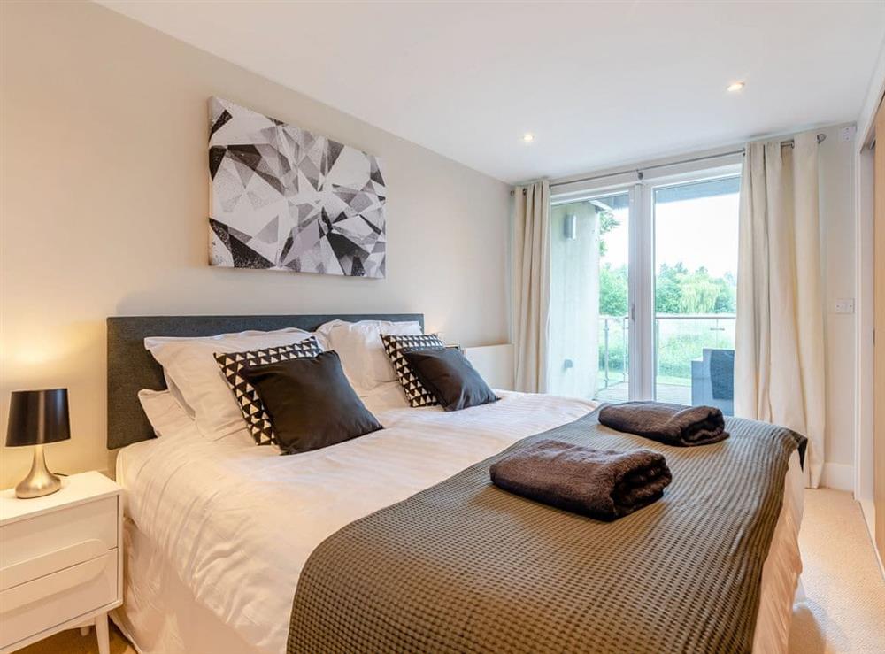 Double bedroom at Plovers Nest at Lower Mill in Lower Mill Estate near Cirencester, Gloucestershire