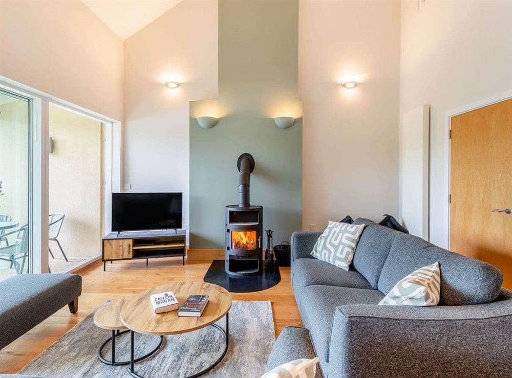 Living area at Plovers Nest at Lower Mill in Lower Mill Estate near Cirencester, Gloucestershire