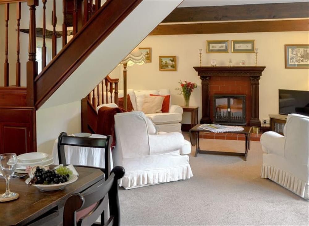 Charming living/ dining room at Plum Corner in Hayton, near Brampton, Cumbria