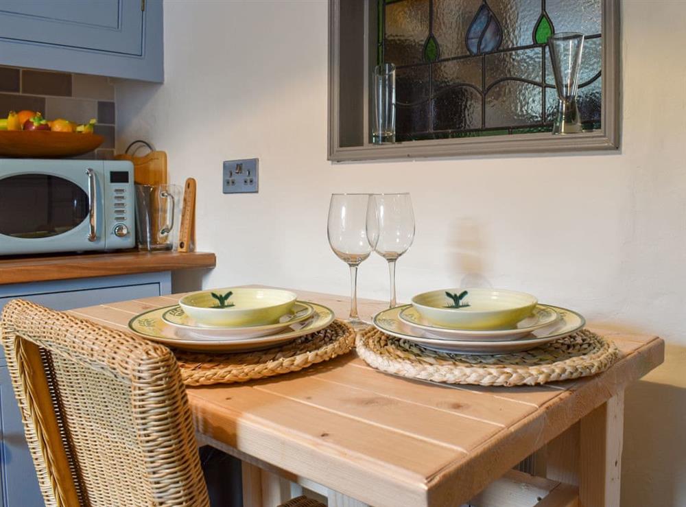 Dining Area at Plum Cottage in Castle Cary, Somerset