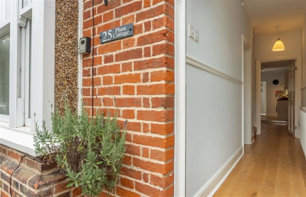 Ground floor: Entrance in to hallway at Plum Cottage, Overstrand near Cromer