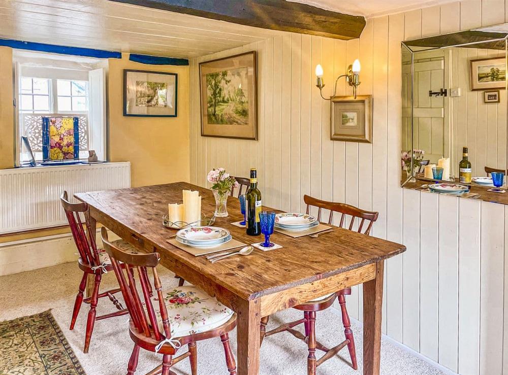 Dining Area at Plum Tree Cottage in Cranborne Chase and West, Dorset