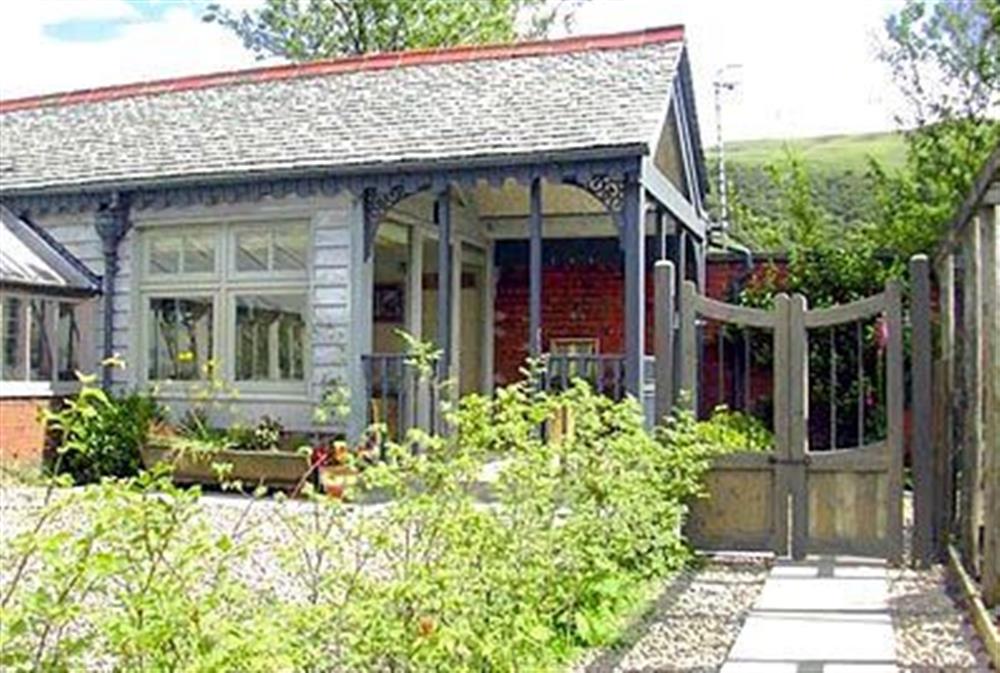 Garden at Plum Tree Cottage in St Fillans, Loch Earn, Perthshire., Great Britain