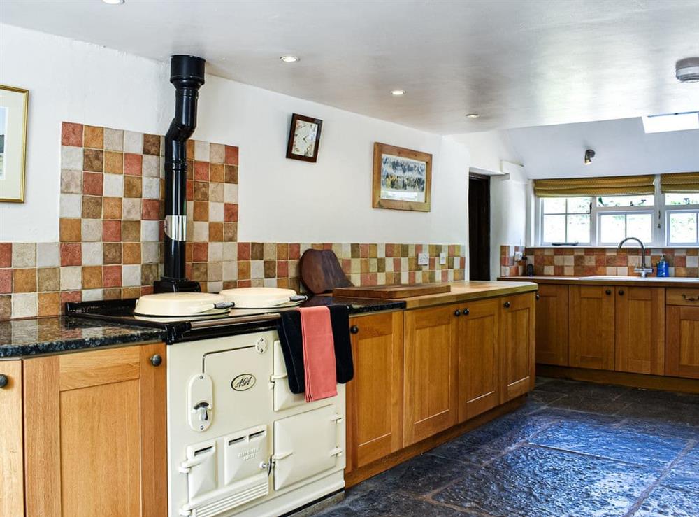 Kitchen at Plum Tree Cottage in Trent, near Sherborne, Dorset