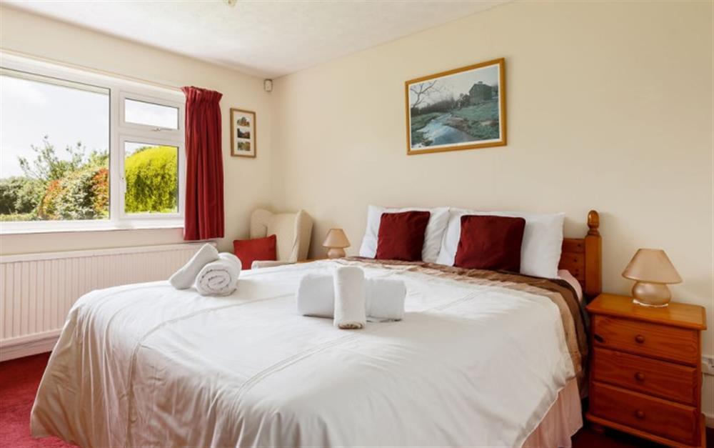 One of the bedrooms at Plummers Water in Pilley