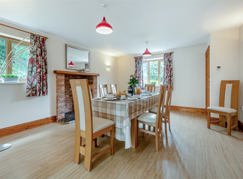 Dining Area at Plumtree in Blandford Forum, Dorset
