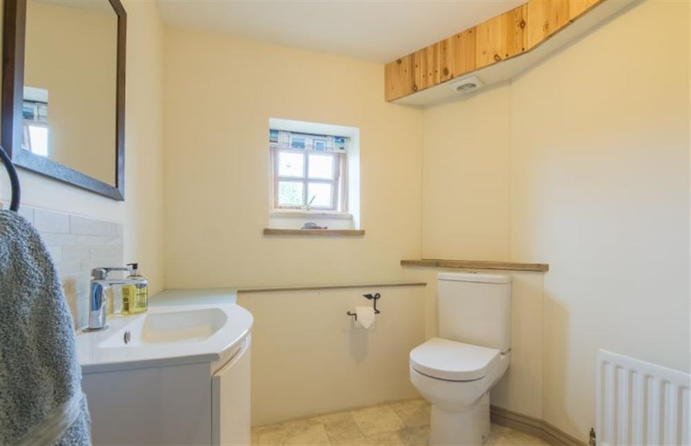Ground floor: WC and wash basin at Plumtrees, Thornham near Hunstanton