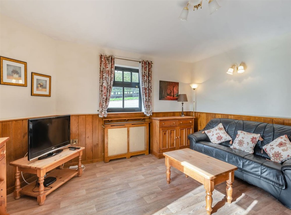 Living area at Viking Cottage, 