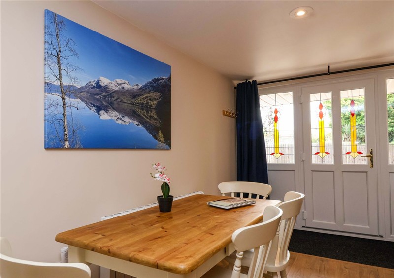 This is the dining room at Poddington Cottage, Bishopstone near Salisbury