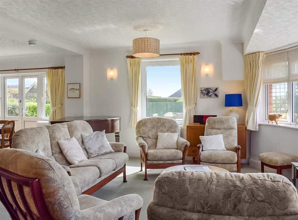 Living area at Poets Corner in Freshwater, Isle of Wight