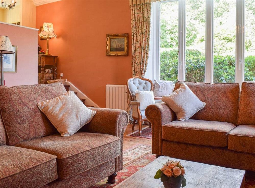 Delightful living room at Poets View Cottage in Ambleside, Cumbria