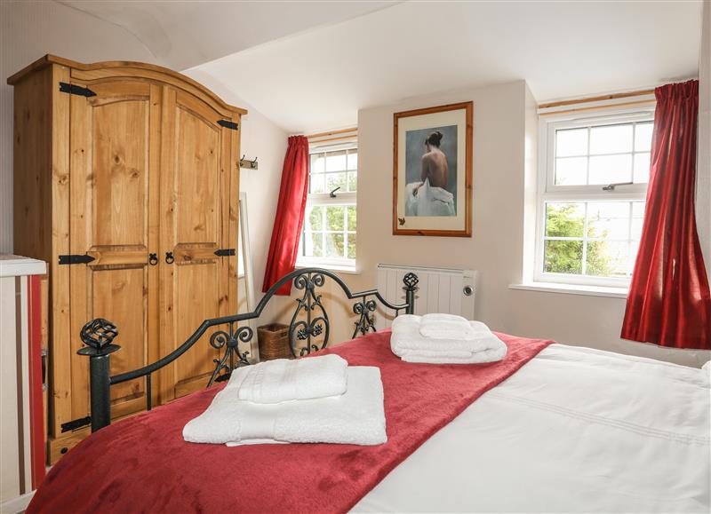 One of the bedrooms at Pogles Wood, Llanystumdwy near Criccieth