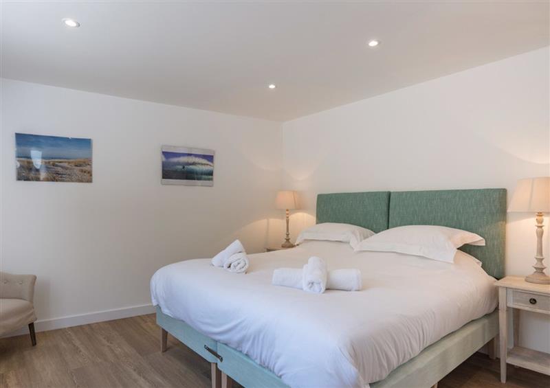 One of the 5 bedrooms at Point Break, Polzeath