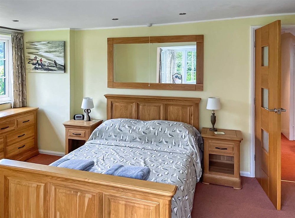 Double bedroom at Point House in St Just in Roseland, Cornwall