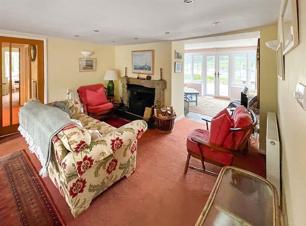 Living area (photo 3) at Point House in St Just in Roseland, Cornwall