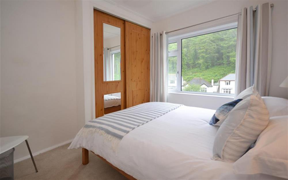 Another view of the master bedroom at Pol Glen in Polperro