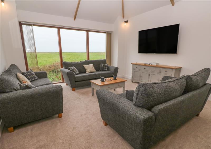 Relax in the living area at Pol View, Gunwalloe near Helston