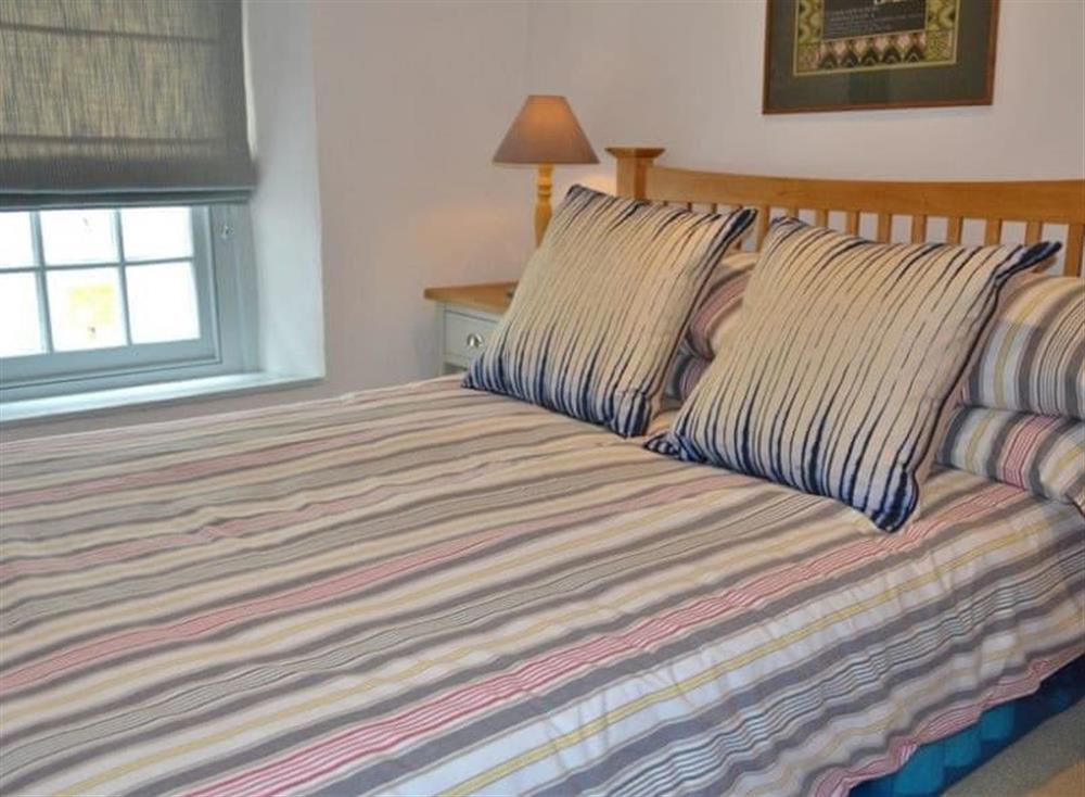Appealing double bedroom at Polbathic in Fowey, Cornwall