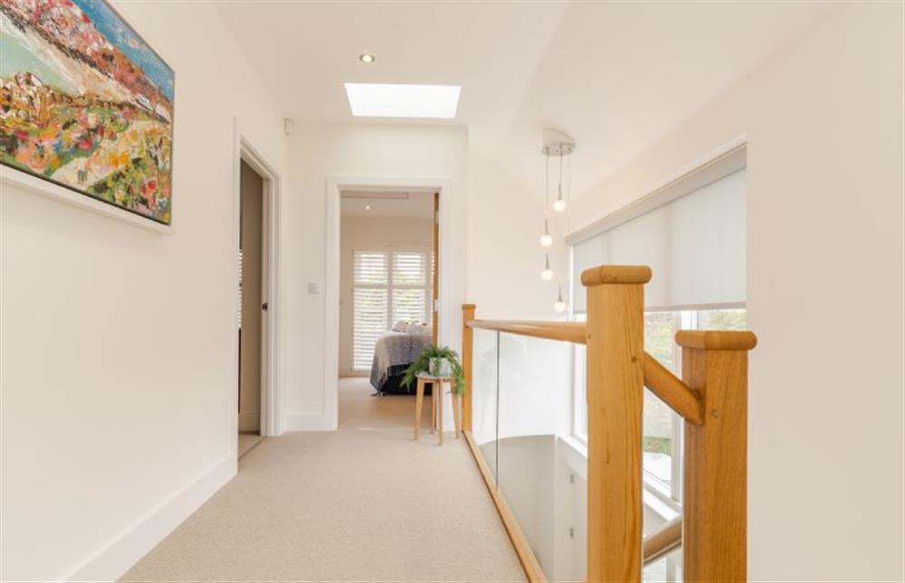 Abundant natural light continues through to the first floor at Polberro Cottage, St Agnes