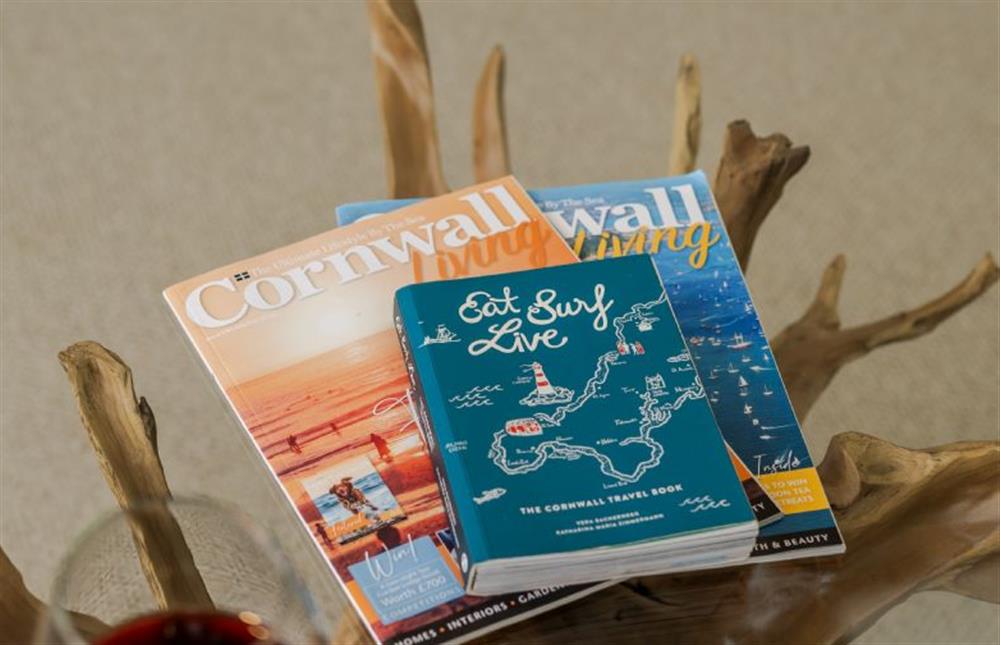 Enjoy the selection of books on offer at Polberro Cottage, St Agnes