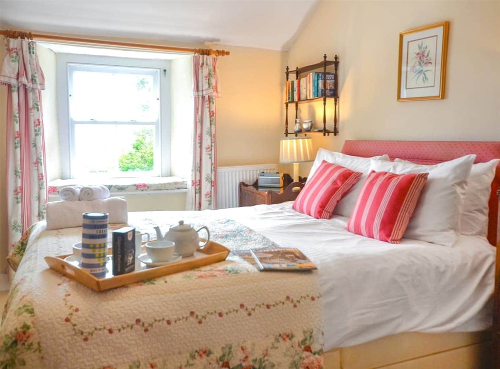 Double bedroom at Polcreek Cottage in Veryan, Cornwall