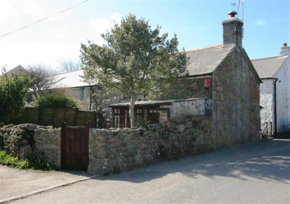 Exterior of cottage at Poldhu Cottage in St Buryan