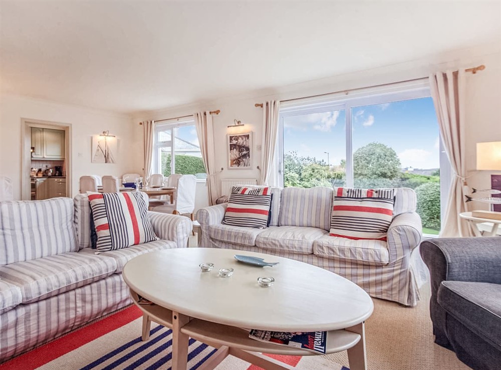 Living area (photo 3) at Poldhu in St Mawes, Cornwall