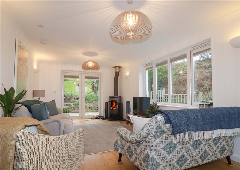 This is the living room at Poldreth, Porthtowan