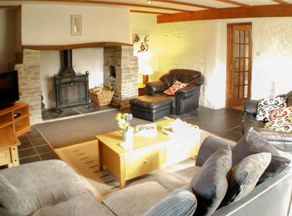 Living room at Rosebud Cottage, 
