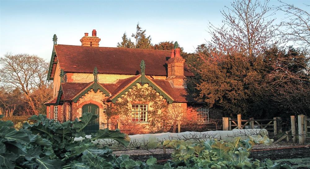 The exterior and garden at Polesden Garden Cottage in Bookham, Surrey