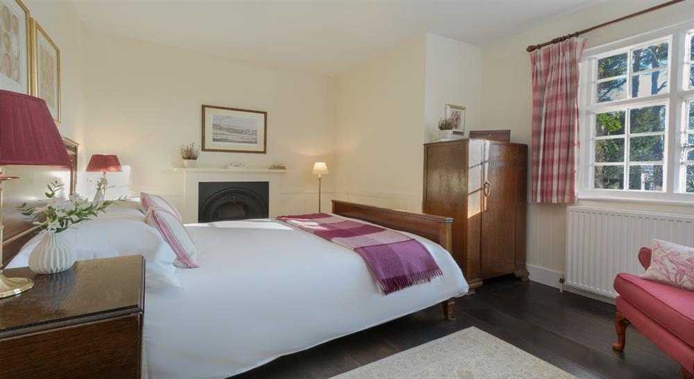 The first double bedroom at Polesden Garden Cottage in Bookham, Surrey