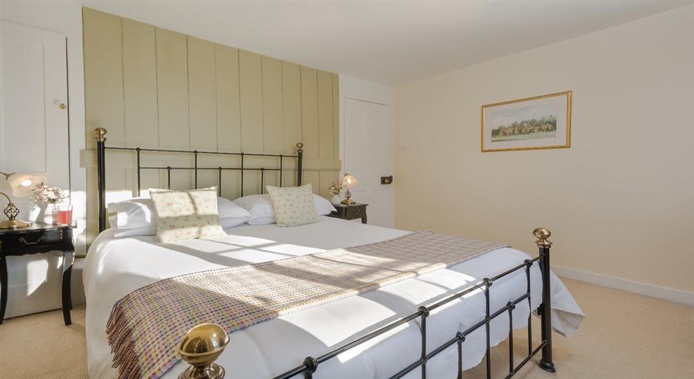 The second double bedroom at Polesden Garden Cottage in Bookham, Surrey