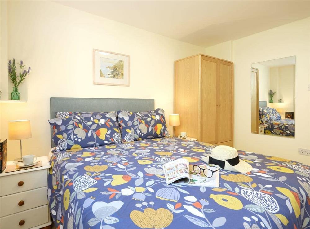 Double bedroom at Polgew Apartment in Marazion, Cornwall., Great Britain