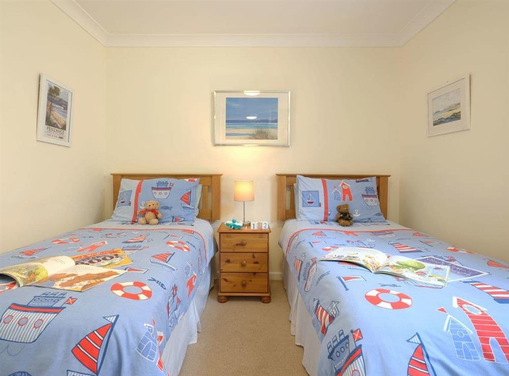 Twin bedroom (photo 2) at Polgew Apartment in Marazion, Cornwall., Great Britain