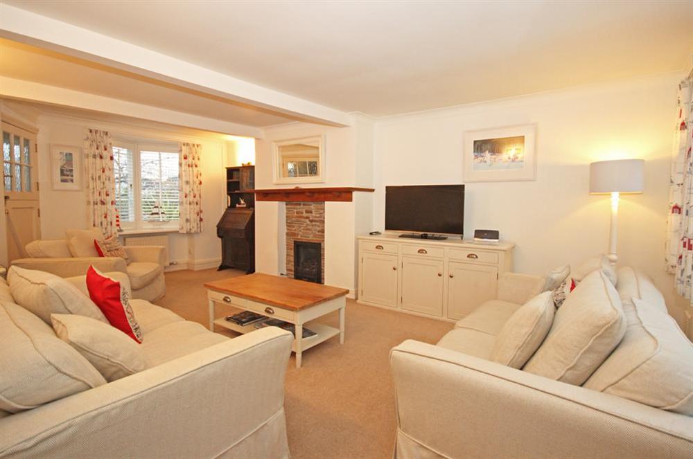 Very comfortable sitting room at Poll Cottage in , Salcombe