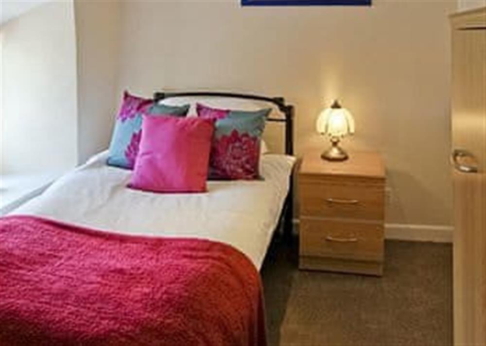 Bedroom at Pollards Cottage in Tintagel, Cornwall