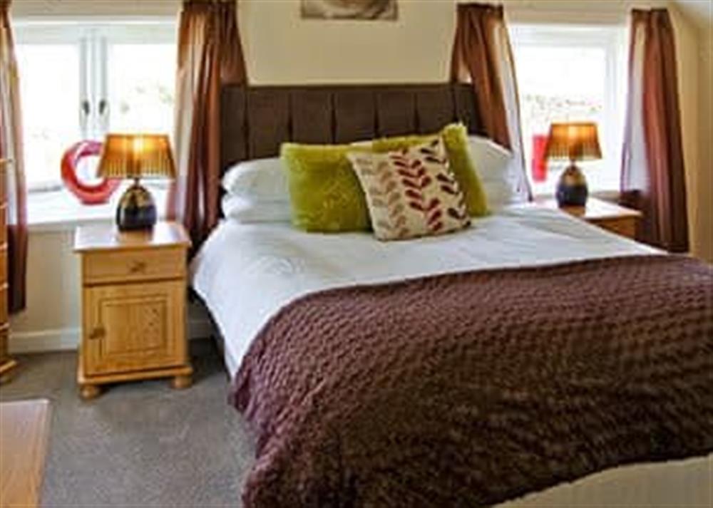 Double bedroom at Pollards Cottage in Tintagel, Cornwall