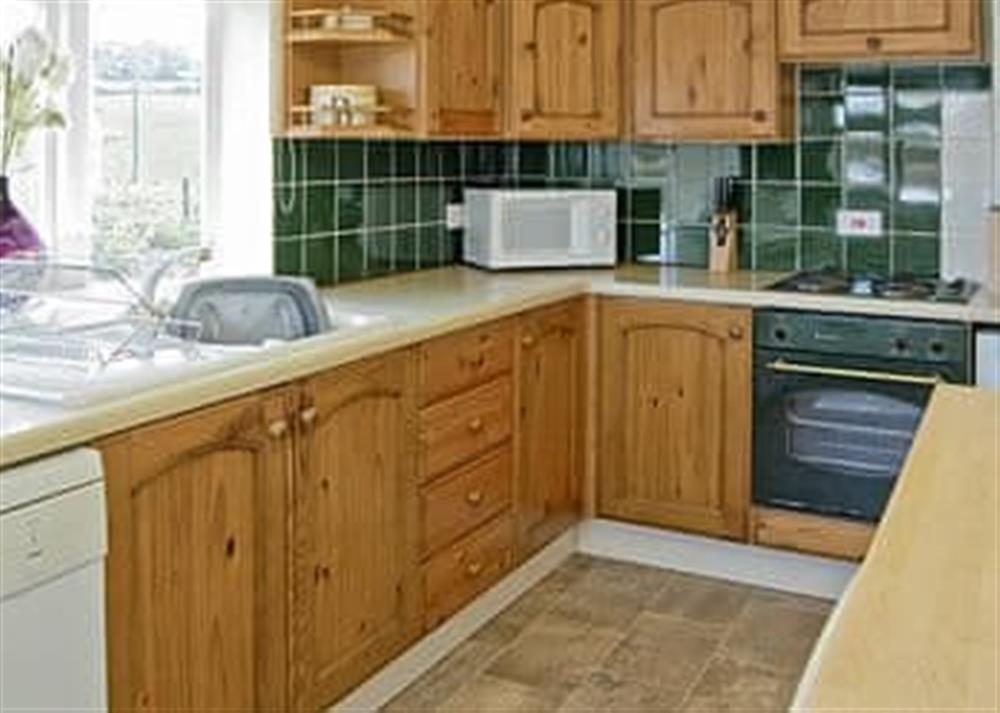 Kitchen at Pollards Cottage in Tintagel, Cornwall